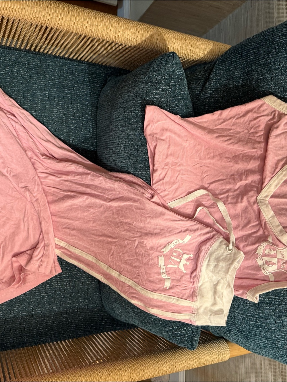 I.AM.GIA Pink Trackpants & Tank Top
